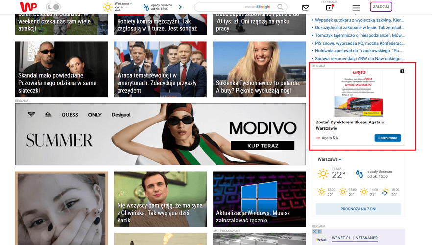 Kampanie w sieci Google Ads reklamowej