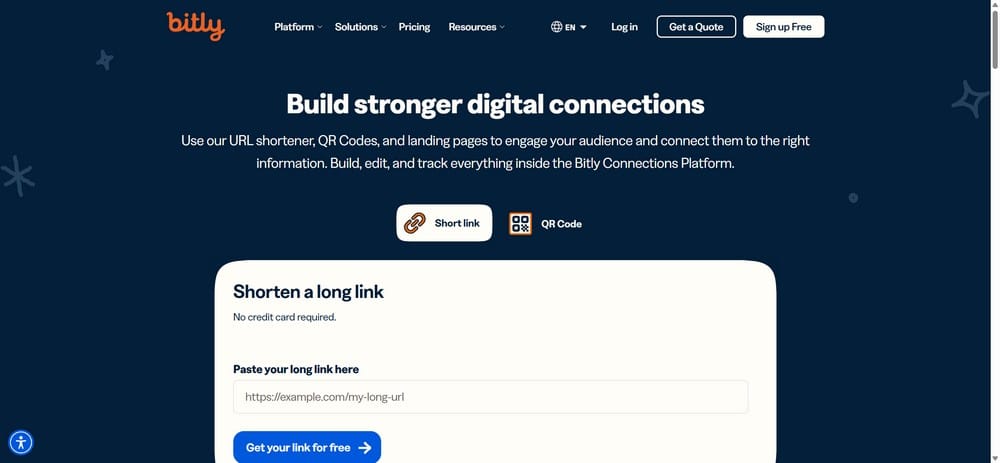 Bitly - platforma online do skracania linków URL