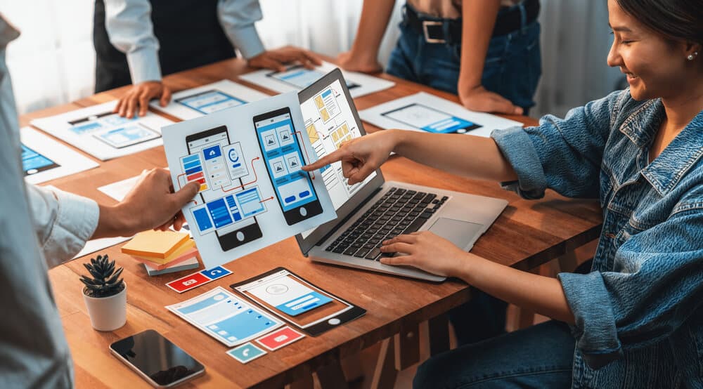 Projekt UI UX strony internetowej