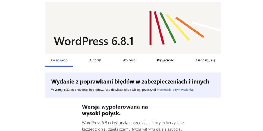 WordPress 6.8.1
